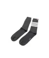 Thom Browne 4-bar Mid-calf Socks In Black