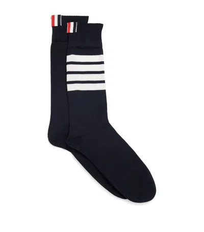 THOM BROWNE 4-BAR MID-CALF SOCKS