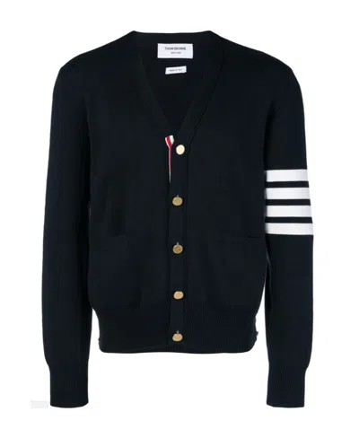 THOM BROWNE THOM BROWNE 4-BAR V-NECK CARDIGAN