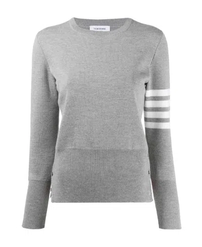 THOM BROWNE THOM BROWNE 4-BAR CREWNECK KNIT SWEATER
