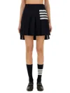 Thom Browne Mini Skirt In Blue