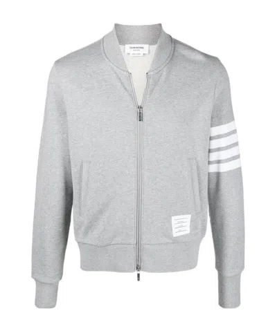 Thom Browne 4-bar Motif Performance Jacket In Gray