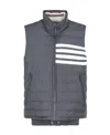 Thom Browne 4bar Vest In Gray