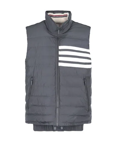 THOM BROWNE THOM BROWNE 4-BAR MOTIF ZIPPED GILET
