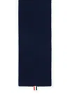 Thom Browne '4 Bar' Navy Cashmere Scarf