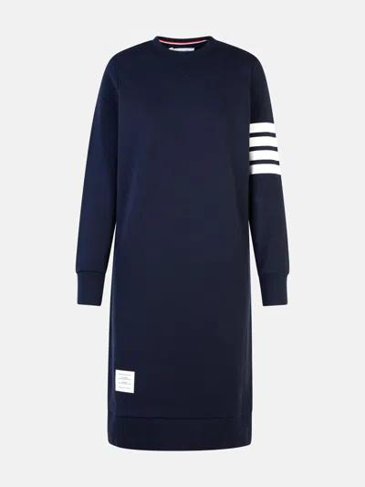 Thom Browne '4-bar' Navy Cotton Dress