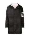 Thom Browne 4-bar Padded Coat In Black