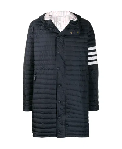 Thom Browne 4-bar Padded Coat In Black