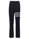 Thom Browne 4 Bar Backstrap Trouser Wide Leg In Blue