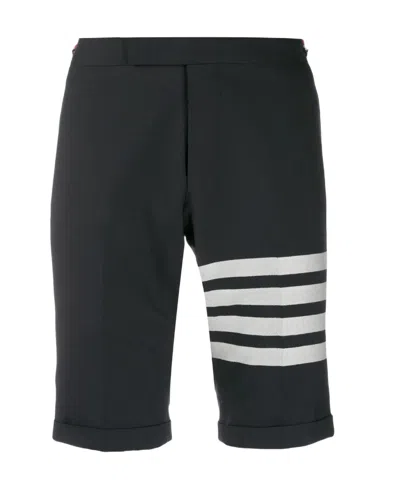 THOM BROWNE 4-BAR PLAIN WEAVE SUITING SHORTS
