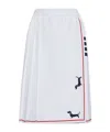 Thom Browne 4-bar Pleated Hector Skirt