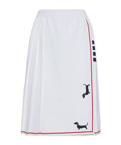 Thom Browne 4-bar Pleated Hector Skirt