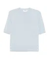 Thom Browne Women's 4bar Knitted Tshirt In Blue