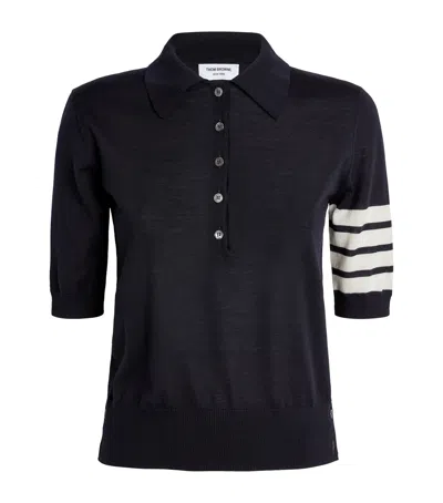 THOM BROWNE 4-BAR POLO SHIRT