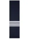 Thom Browne 4-bar Stripe Cashmere Scarf In Blue