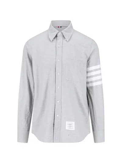 THOM BROWNE 4-BAR" SHIRT - GREY