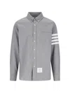 Thom Browne Chemise Ample En Coton In Grey