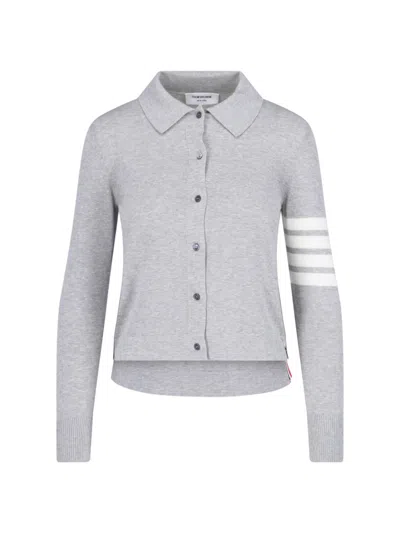 THOM BROWNE THOM BROWNE "4-BAR" SHIRT – GREY