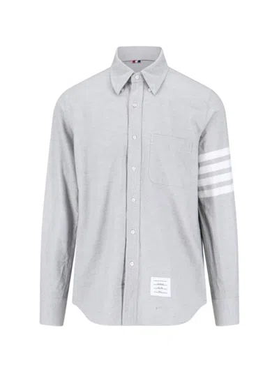 THOM BROWNE THOM BROWNE "4-BAR" SHIRT – GREY