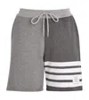 Thom Browne '4-bar' Grey Cotton Shorts In Grey