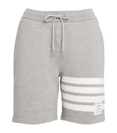 Thom Browne 4-bar Shorts In Grey