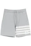 Thom Browne 4 Bar Shorts In Grigio