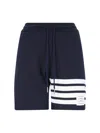 Thom Browne 4-bar Shorts In Navy