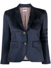 Thom Browne 4-bar Single-breasted Wool Blazer In Blue
