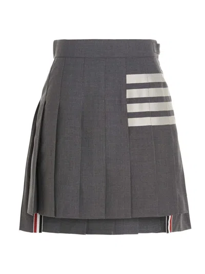Thom Browne '4 Bar' Skirt In Gray
