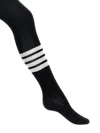Thom Browne 4 Bar Socks Black In Black