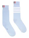 Thom Browne 4-bar Socks In Blue