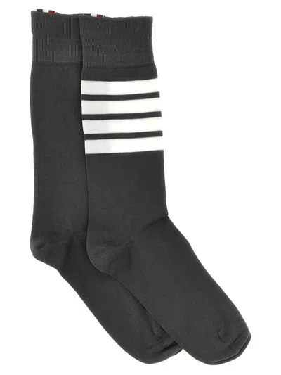 Thom Browne '4 Bar' Socks In Blue