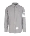 Thom Browne Chemise Ample En Coton In Gray