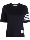 Thom Browne 4-bar Stripe 2003-print T-shirt In Blue