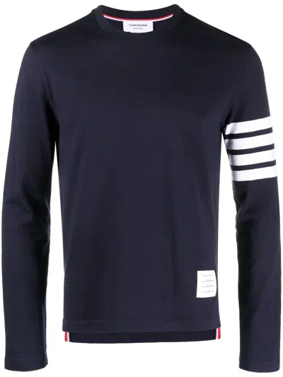 Thom Browne 4-bar Stripe 2003-print T-shirt In Blue