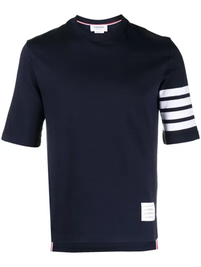 Thom Browne 4-bar Stripe 2003-print T-shirt In Blue