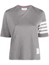Thom Browne 4-bar Stripe 2003-print T-shirt In Grey
