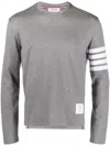 Thom Browne 4-bar Stripe 2003-print T-shirt In Grey