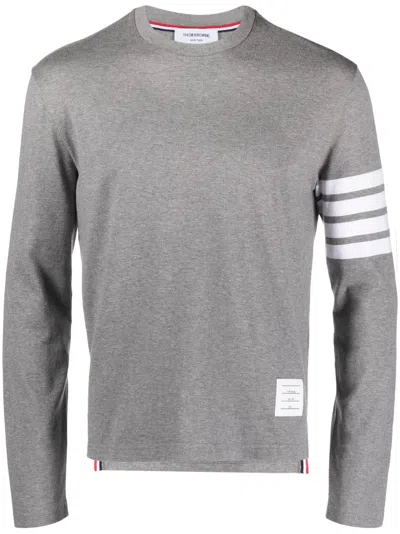 Thom Browne 4-bar Stripe 2003-print T-shirt In Grey