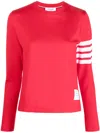 Thom Browne 4-bar Stripe 2003-print T-shirt In Red
