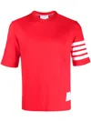 Thom Browne 4-bar Stripe 2003-print T-shirt In Red
