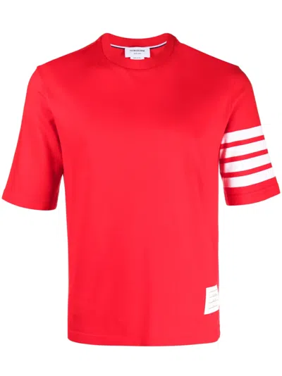 Thom Browne 4-bar Stripe 2003-print T-shirt In Red