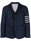 Thom Browne 4-bar Stripe Blazer In Blue