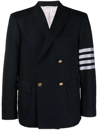 Thom Browne 4-bar Stripe Blazer In Blue