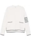 Thom Browne Man Sweatshirt White Size 0 Cotton