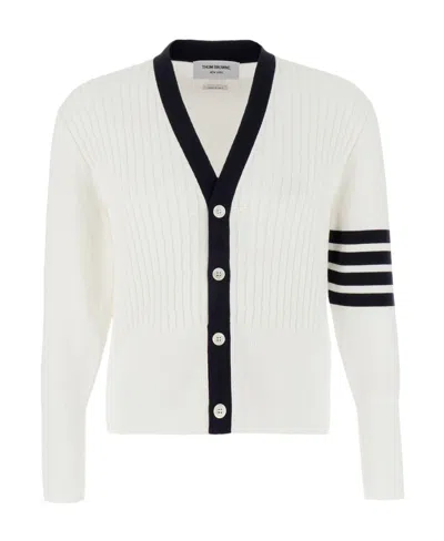 THOM BROWNE THOM BROWNE 4-BAR V-NECK CARDIGAN