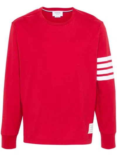 Thom Browne 4-bar Stripe 2003-print T-shirt In Red