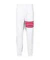 Thom Browne 4-bar Stripe Cotton Track Pants In White