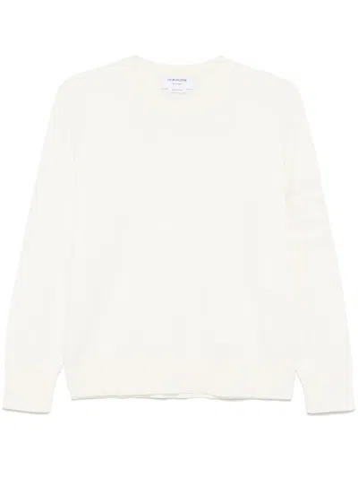 THOM BROWNE 4-BAR STRIPE CREW-NECK SWETER