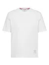 Thom Browne 4-bar Stripe-detail T-shirt In White